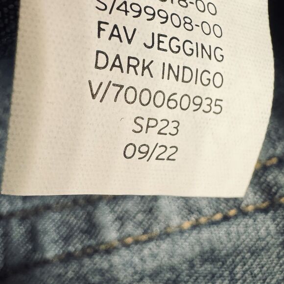 Gap Favorite Jegging Jeans 2/26 (28x27) Blue Super Stretch Lightweight Womens - Picture 6 of 9